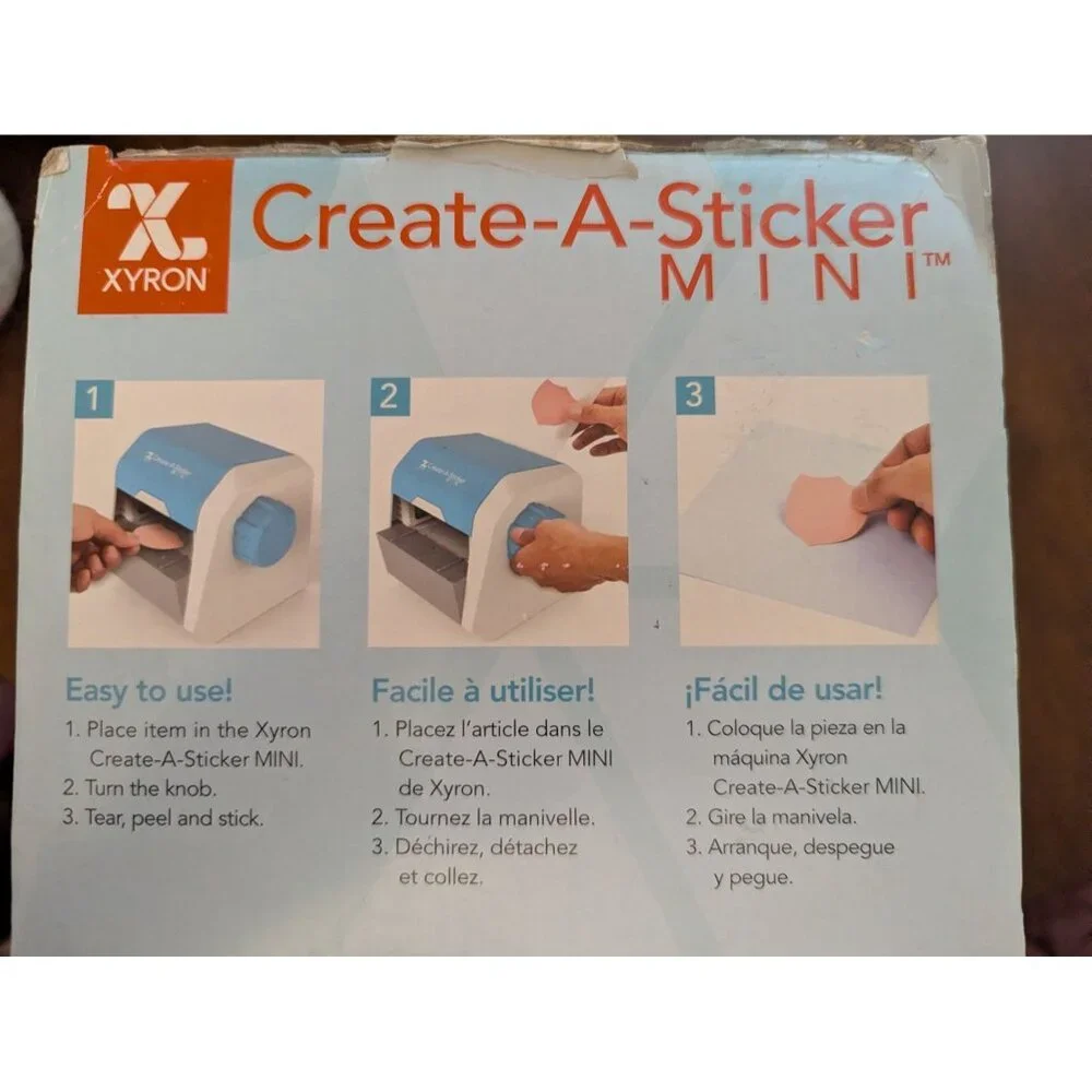 Xyron Create-A-Sticker Mini Sticker Maker Machine - Picture 2 of 11